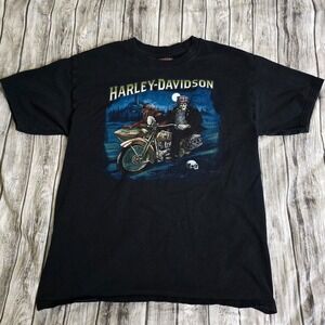 Harley-Davidson Frankenstein Werewolf Rare Shirt Men's M Black Halloween 2020